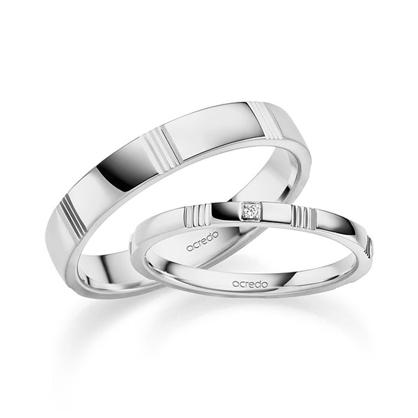 Trouwringen - Platina - S-1452-2