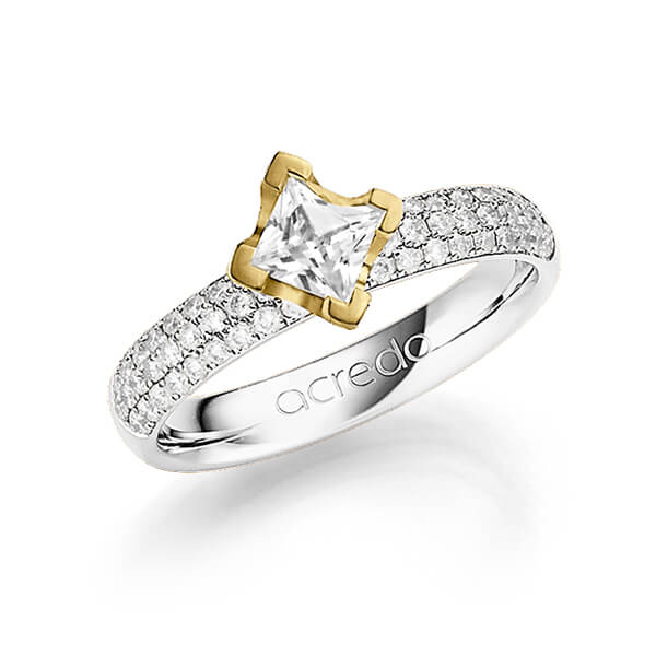 Verlovingsringen - Wit goud - A-1249-6