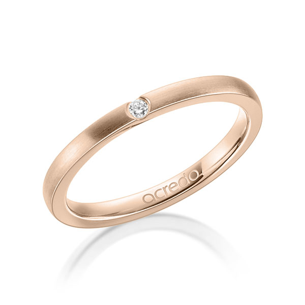 Trouwringen - Rood goud - A-1302-8