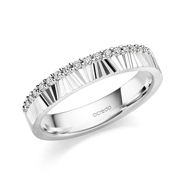 Trouwringen - Wit goud - S-1414-5