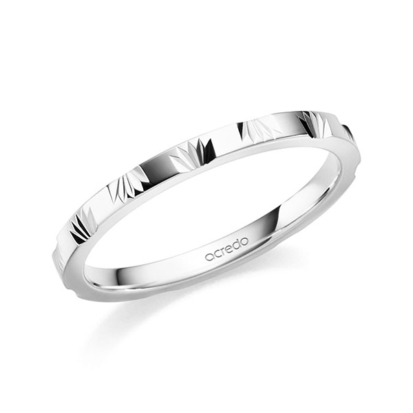 Trouwringen - Wit goud - S-1399-5