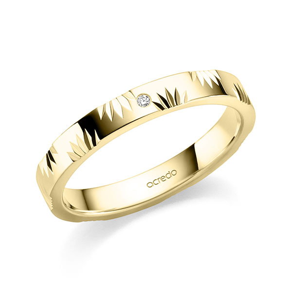 Trouwringen - Geel goud - S-1400-1