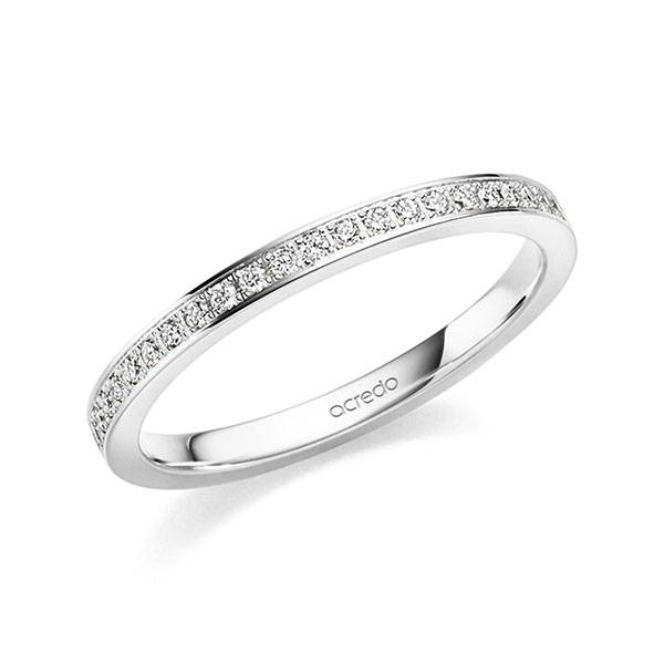 Trouwringen - Wit goud - S-1398-5